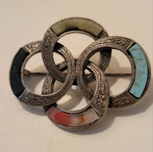 MIRACLE signed Infinity Brooch Rare